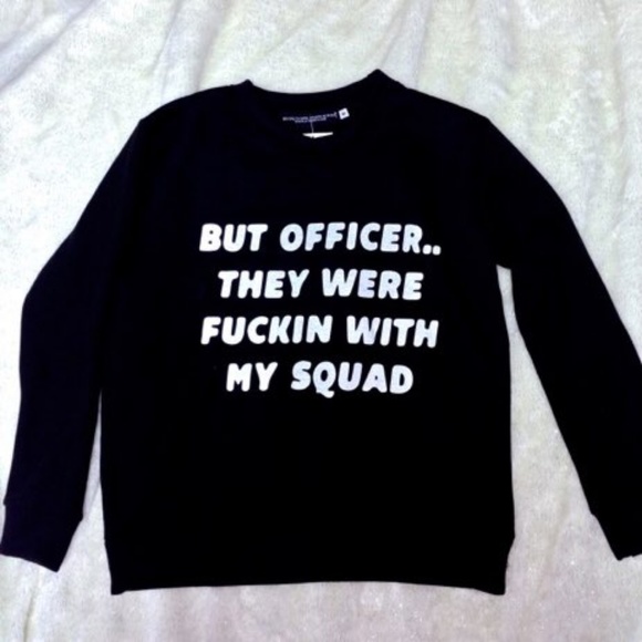 Dolls Kill Sweaters - ❌SOLD❌SOFT☁️Omighty But Officer Sweater